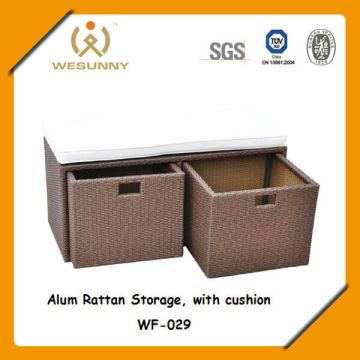 WF029 outdoor PE rattan / plastic storage box