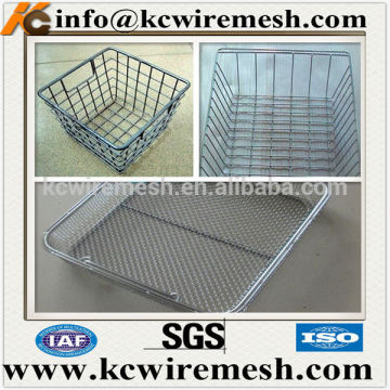 KANGCHEN basket with metal handle,basket wholesalers,black mesh basket