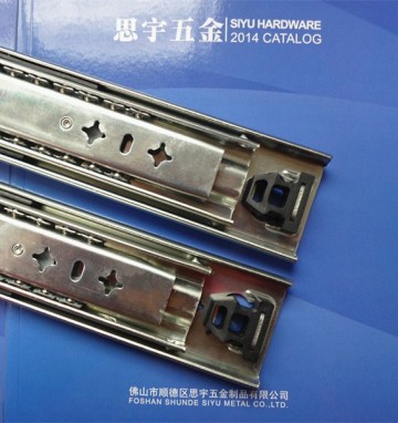 Three Folds Ball Bearing Heavy Duty Drawer Slide