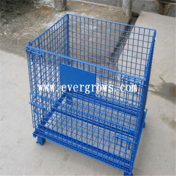 Warehouse Foldable Steel Wire Mesh Pallet Box