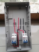 three phase plastic electric meter panel box