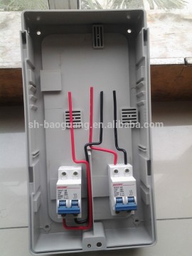 three phase plastic electric meter panel box