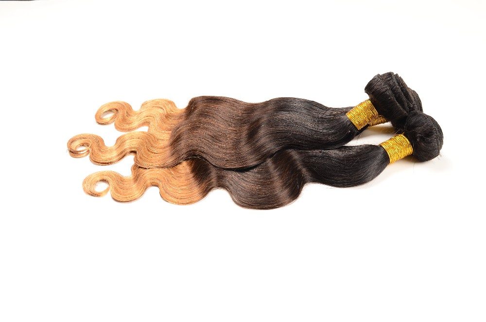 10A grade peruvian hair weave body wave beauty ombre hair extension