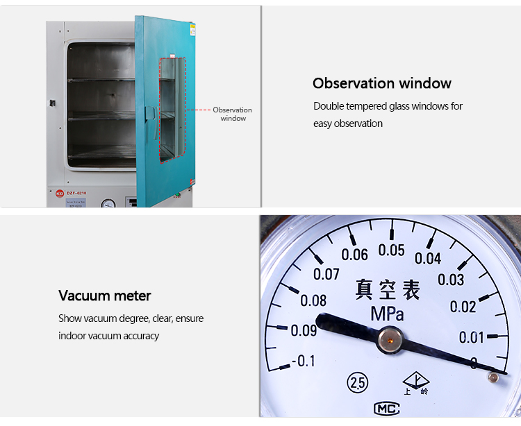 Vertical Hot Air Circulating Vacuum Drying Oven