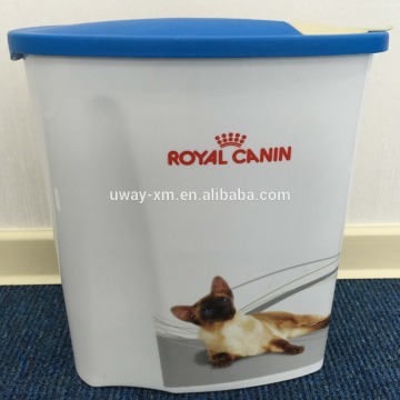 High airtightness design 2kg cat food container, cat food bin