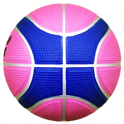 12 Panels Colorful High Quality Rubber Basketball