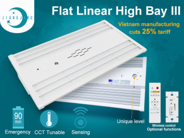 Dimming Function 135LM/W Flat Linear High Bay