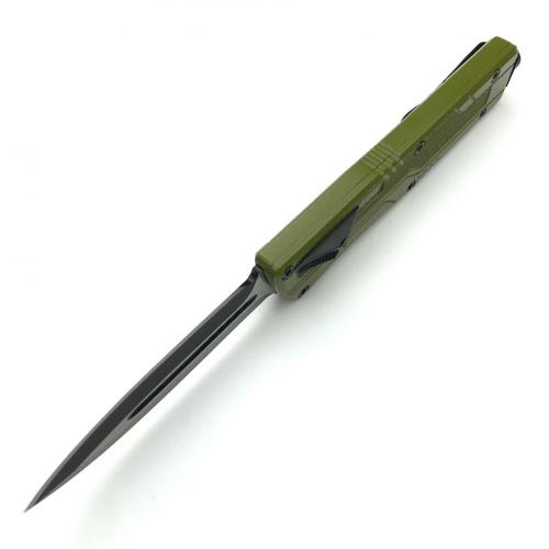 Skládací automatický nůž s pružinou a klipem