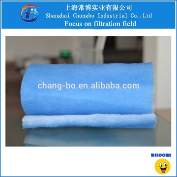 Polyester spray booth pre filter media/air filter media roll factory