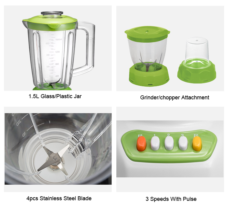 3 Speeds Kitchen Juicer Blender Combo Walmart