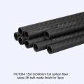 Ống tròn sợi carbon đầy đủ 15mm * 13mmm