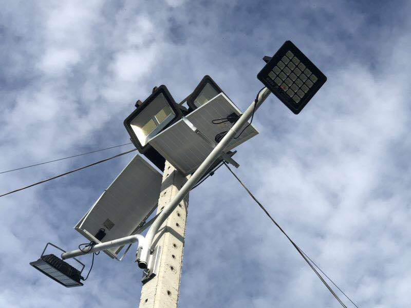 solar powered security lights