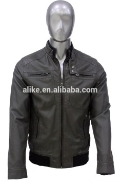 ALIKE PU leather jacket man jacket bulk wholesale jacket