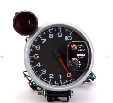 Ramainer Auto Meter 3699 Sport-Comp II Shift-Lite Tachometer
