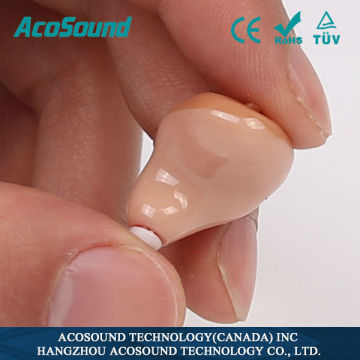 China Deaf Personal CE Approved Supplies OEM AcoSound AcoMate 410 ITC power hear aid