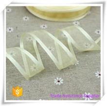 glitter colorful decorative gift nylon organza sheer ribbon