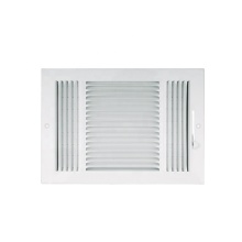 HVAC Steel Heating Wall Air Register with damper