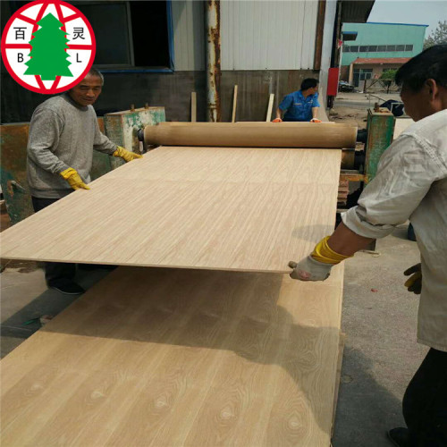 Veneer MDF nhiều lớp với gỗ sồi đỏ / tro