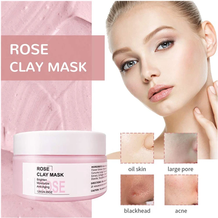 High Quality Moisturizing & Anti Aging Rose Clay Facial Mask