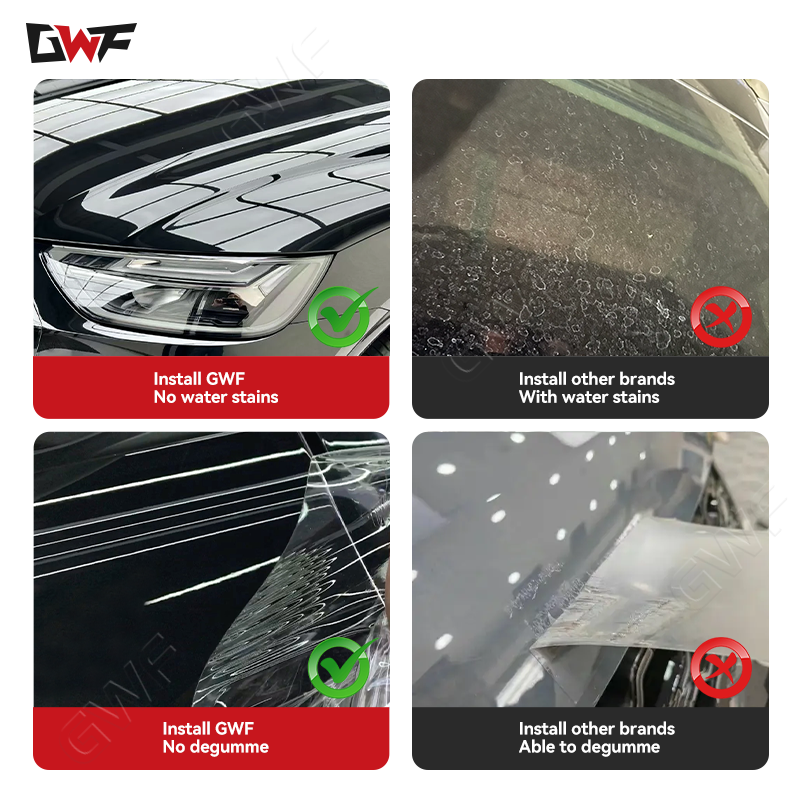 Película de protección de pintura autoinaltadora