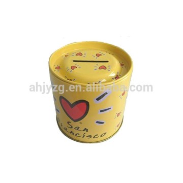 round coin tin cans