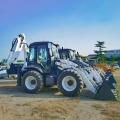 รถแทรคเตอร์-แชสซีล้อรถบรรทุก 4WD backhoe