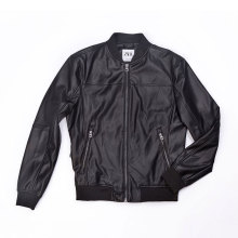 Men  PU biker jacket