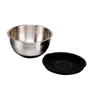 Steel Nesting Colorful Mixing Bowls Set with Lids