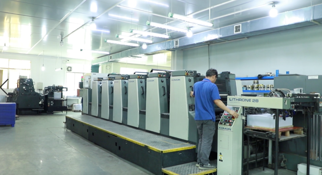 Paperboard printing machine