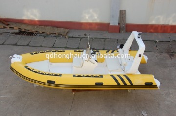 RIB470 boat RIB470 hypalon boat pvc boat with fiberglass floor
