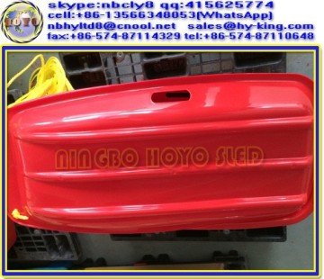 Green plastic sheet sled , plastic toddler sled , plastic sleds for sale