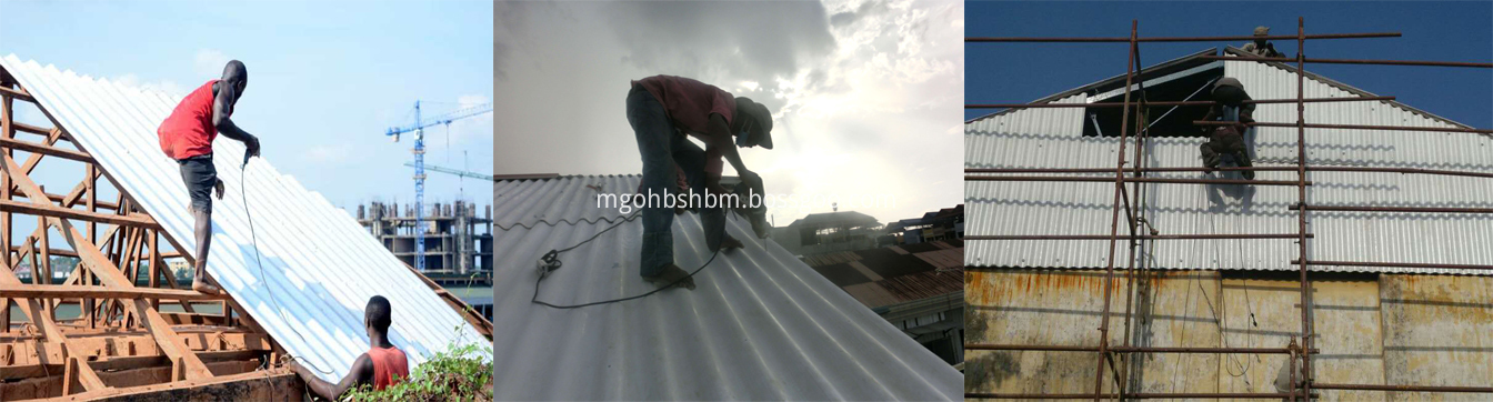 Sound-Insulation No-Asbestos Anti-flame MgO Roofing Sheet