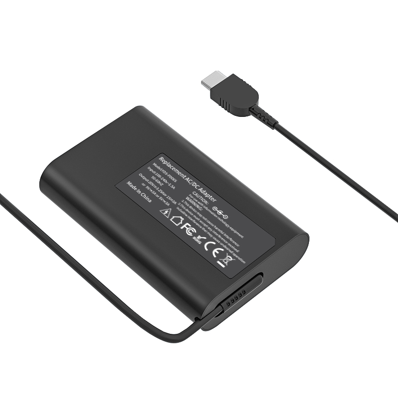 65W Black Laptop USB-C PD Adapter Adapter Charger