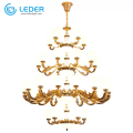 LEDER Hanging Crystal Light Fixtures