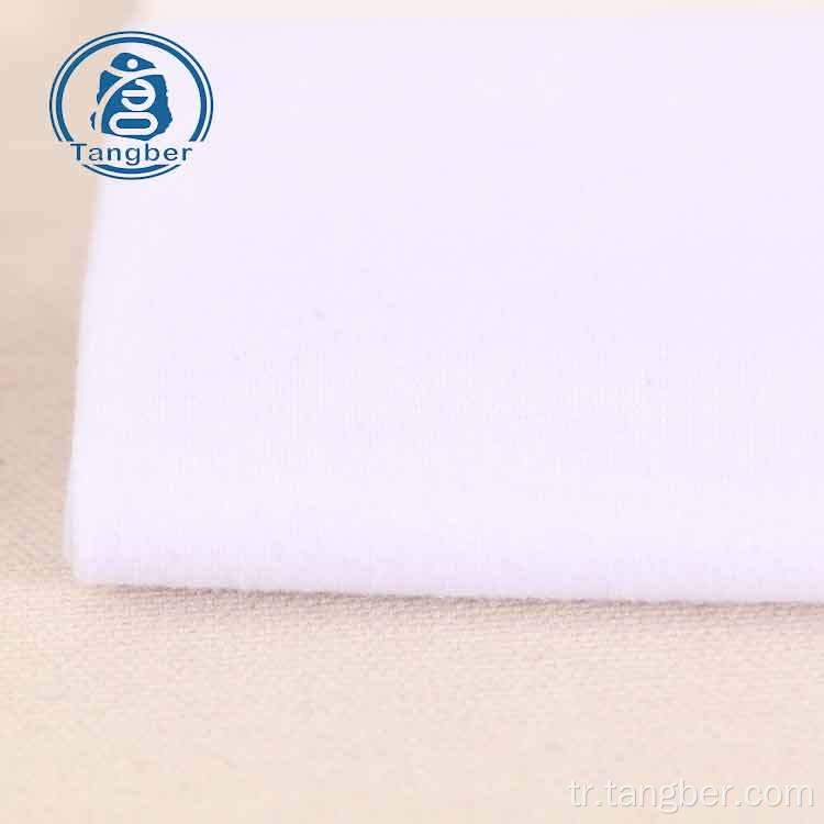 Düz Boyalı Örme Jersey Polyester Spandex Kumaş