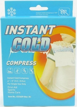 instant cold compress (cold pack)