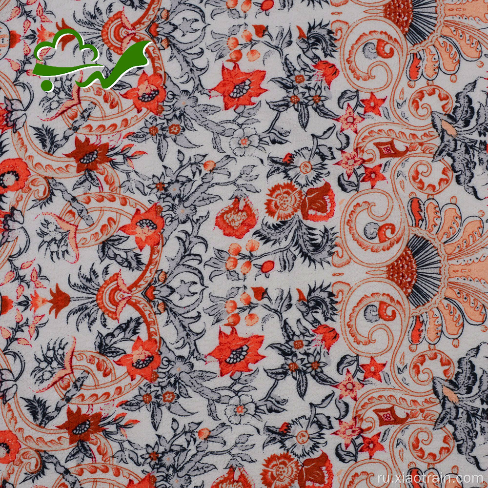 120D 30S тканая одежда вискозная искусственная ткань с цветочным рисунком