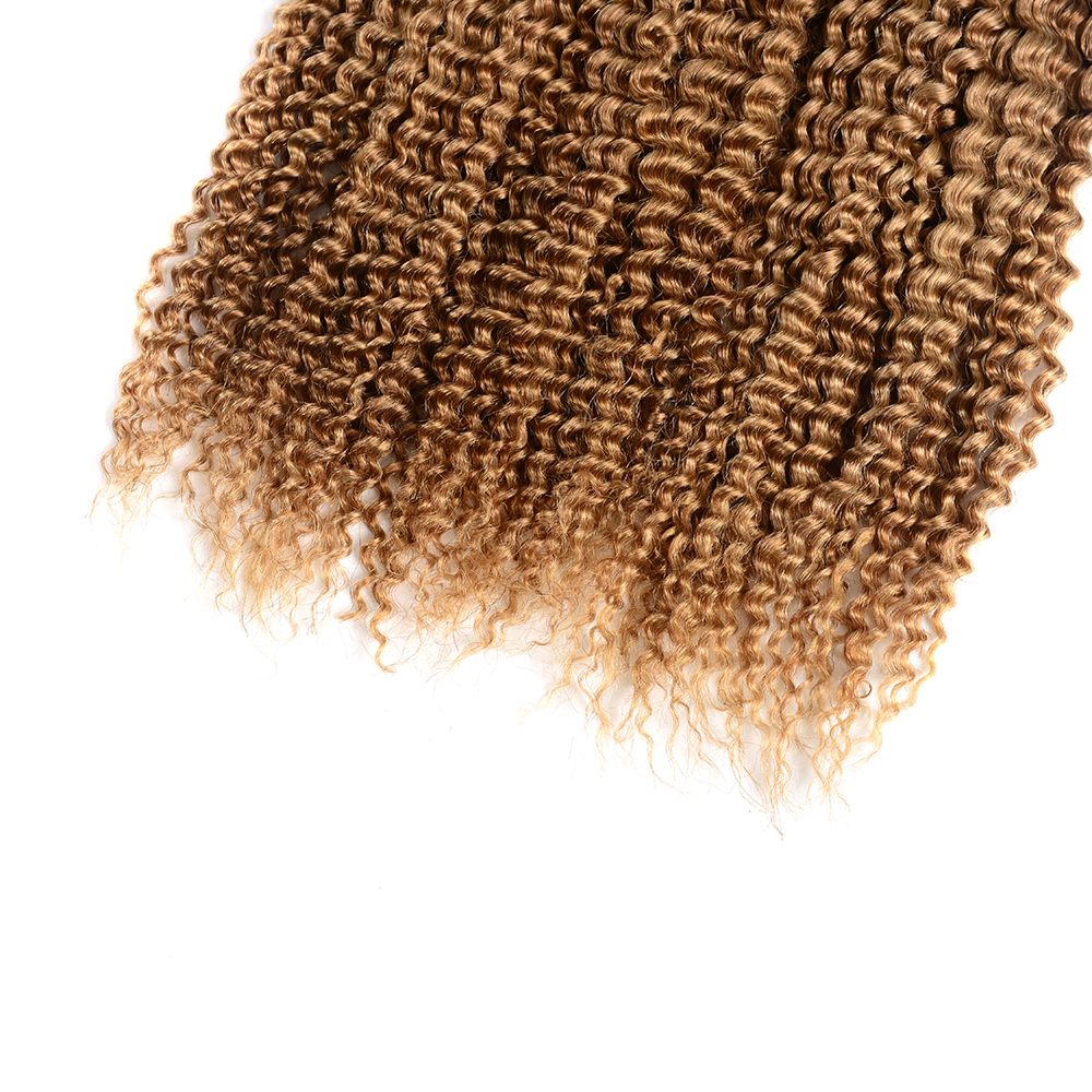 #1B #27 Super Single Drawn Cuticle Aligned Brazilian Human Hair Kinky Curly