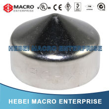 Round Decorative Fence Post Cap with Pyramid Top
