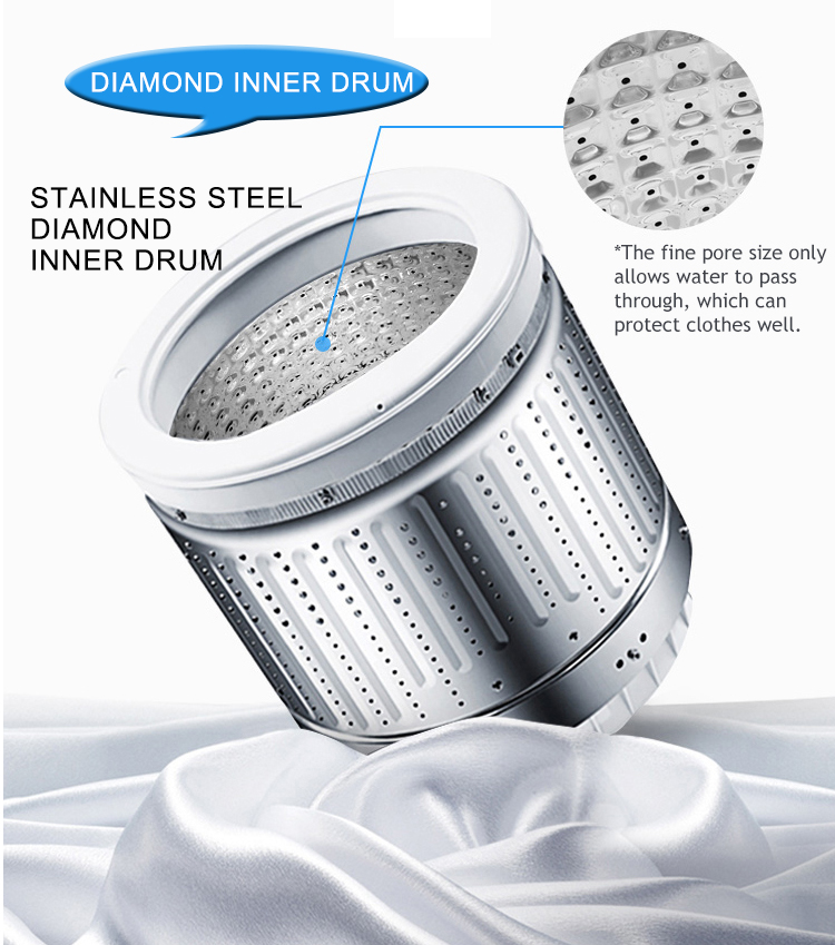 Small portable automatic washing machine for student dormitory