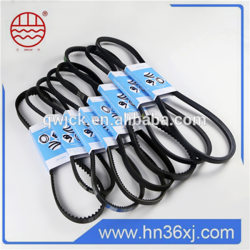 Cheap price wrapped lawnmower belts, rubber v belts