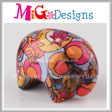 Cute Elephant Simple Design Ceramic Coin Bank OEM