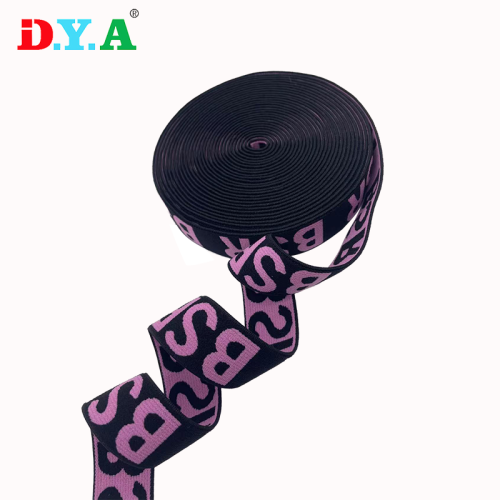 Custom printed jacquatd elastic band for garment underwear