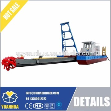 250 cube meter per hour capacity of cutter suction dredger for river desilting