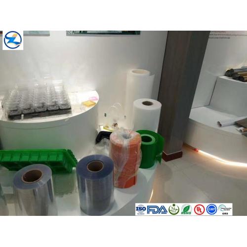 Rollo de lámina de embalaje farmacéutico transparente PVC PVC
