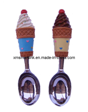 Customized Sculpture Polyresin Handle Ice Cream Scoop