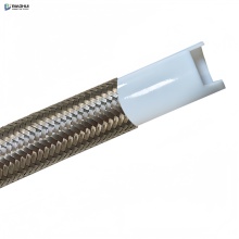 SS Braided Smooth Bore PTFE Hose – Non-Conductive