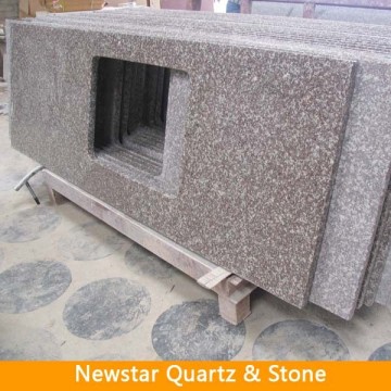 Newstar peach red granite top kitchen table