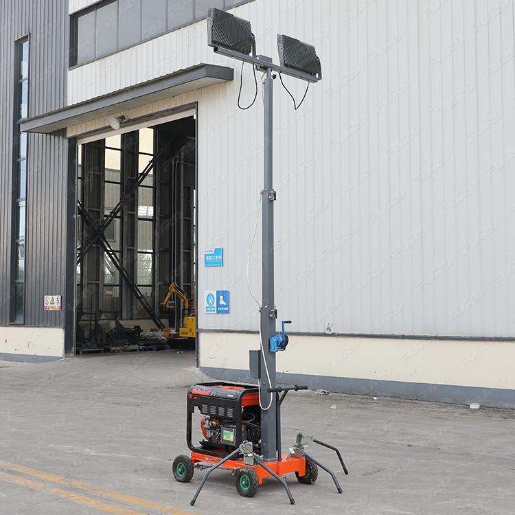 Best-selling global 5m portable mobile light tower diesel floodlight tower generator