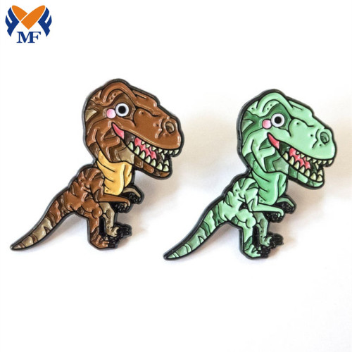 Logam custom comel haiwan enamel lapel pin